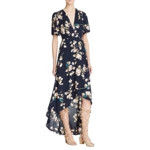 ✖️ Cotton Candy LA Floral Wrap Hi Low Dress ✖️